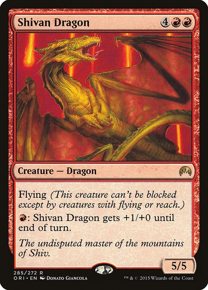Shivan Dragon (285) (ORI)