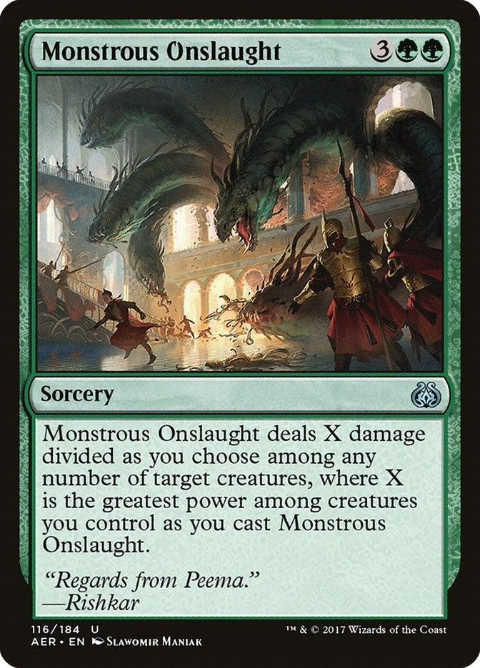 Monstrous Onslaught (116) (AER)
