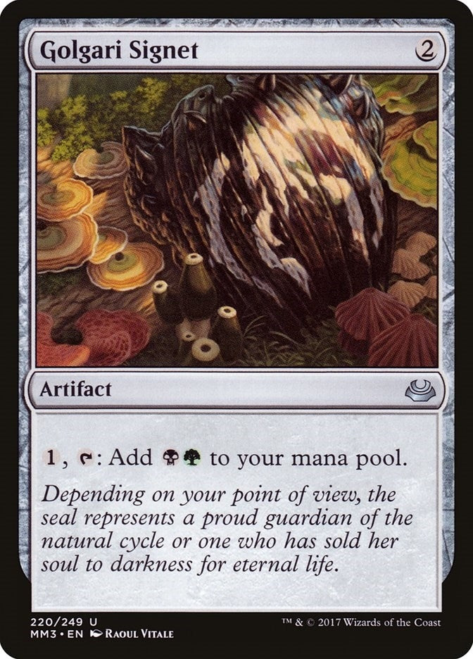 Golgari Signet (220) (MM3)