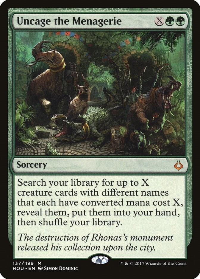 Uncage the Menagerie (137) (HOU)
