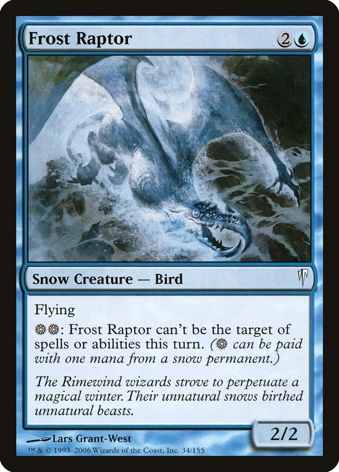 Image for Frost Raptor (34) (CSP) - Magic: The Gathering