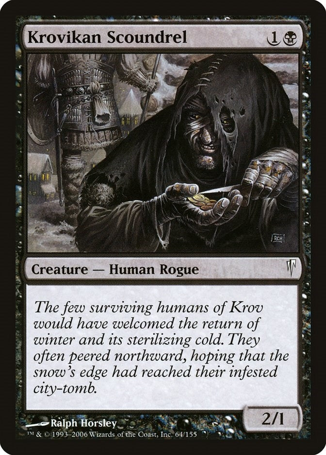 Image for Krovikan Scoundrel (64) (CSP) - Magic: The Gathering
