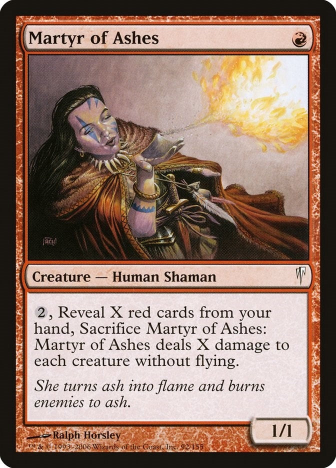 Image for Martyr of Ashes (92) (CSP) - Magic: The Gathering