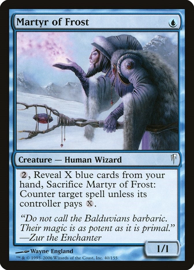 Image for Martyr of Frost (40) (CSP) - Magic: The Gathering