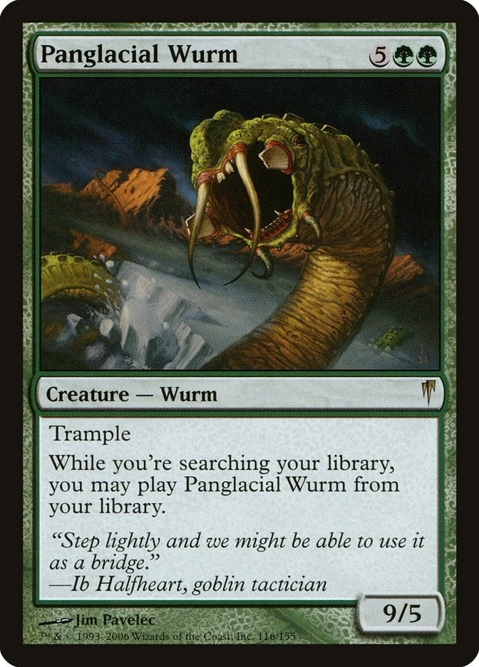 Image for Panglacial Wurm (116) (CSP) - Magic: The Gathering