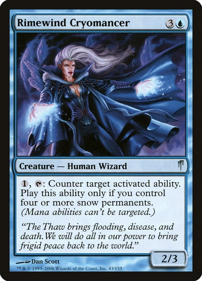 Image for Rimewind Cryomancer (43) (CSP) - Magic: The Gathering