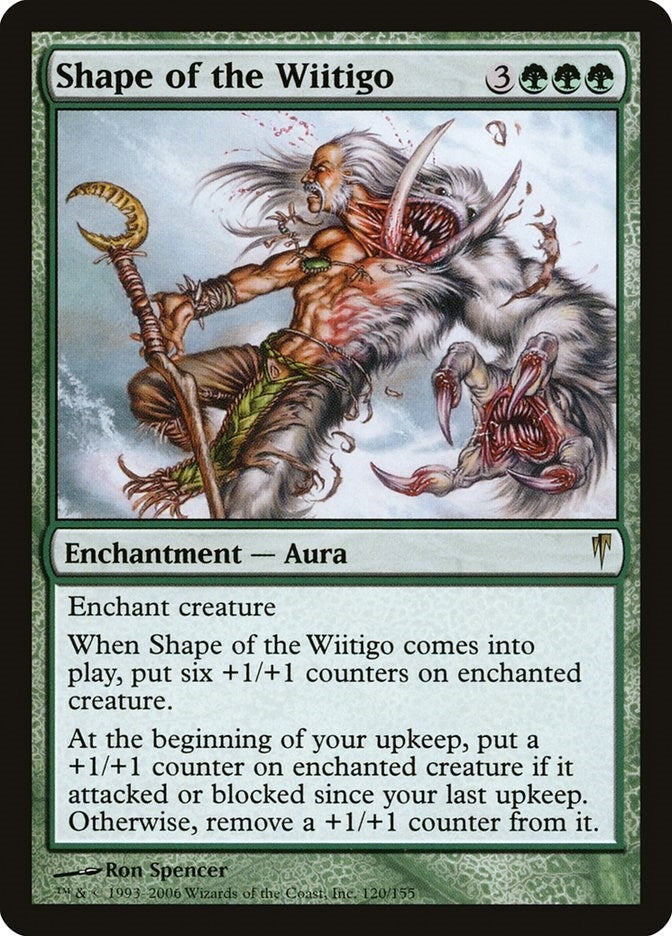 Image for Shape of the Wiitigo (120) (CSP) - Magic: The Gathering