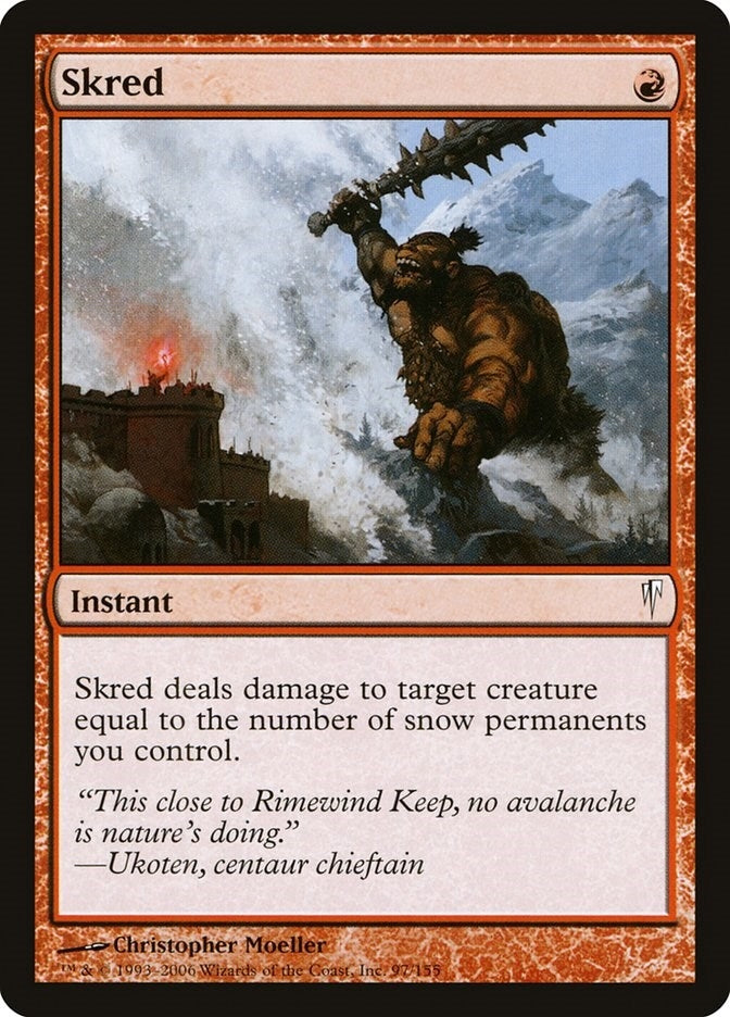 Image for Skred (97) (CSP) - Magic: The Gathering