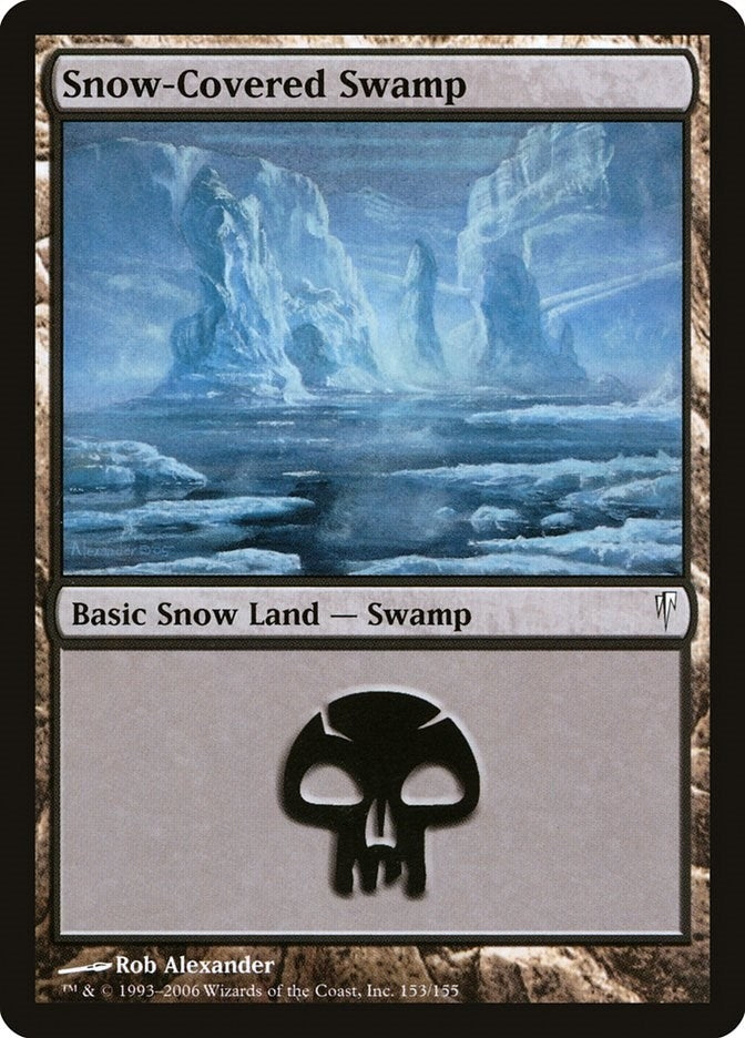 Image for Snow-Covered Swamp (153) (CSP) - Magic: The Gathering