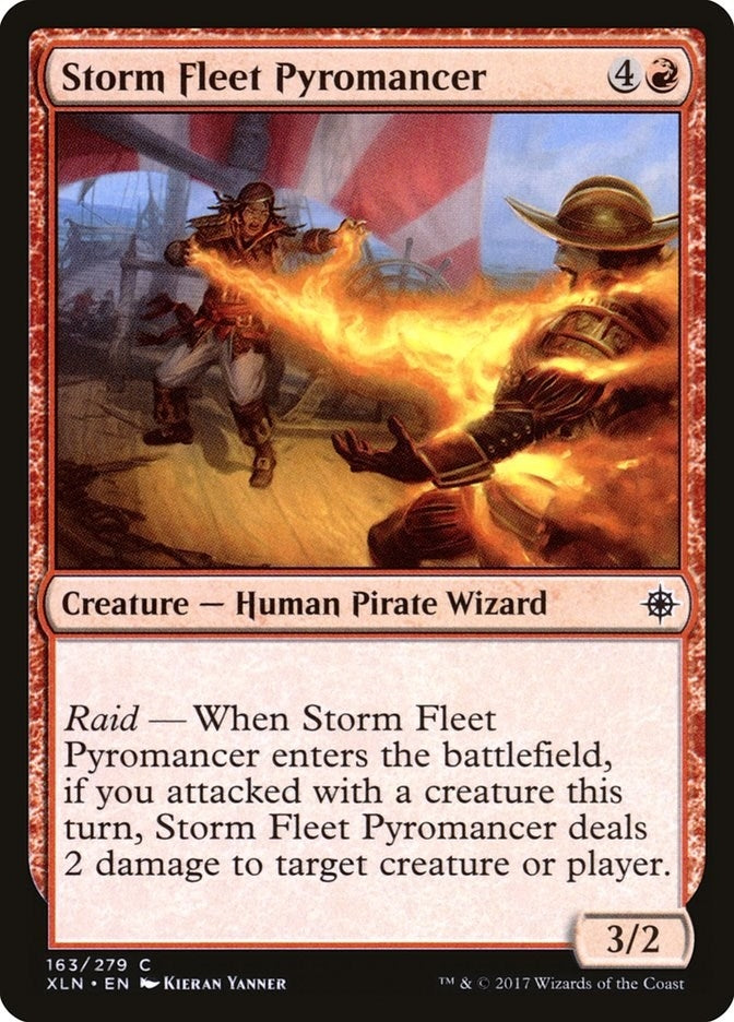 Storm Fleet Pyromancer (163) (XLN)