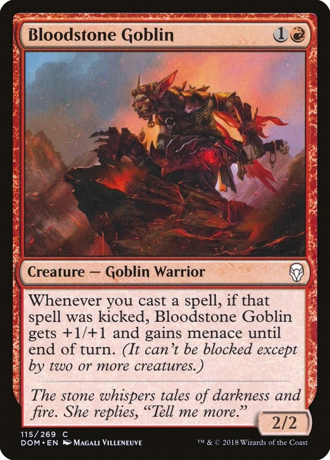 Bloodstone Goblin (115) (DOM)