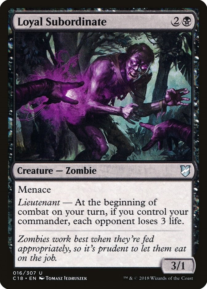 Loyal Subordinate (16) (C18)