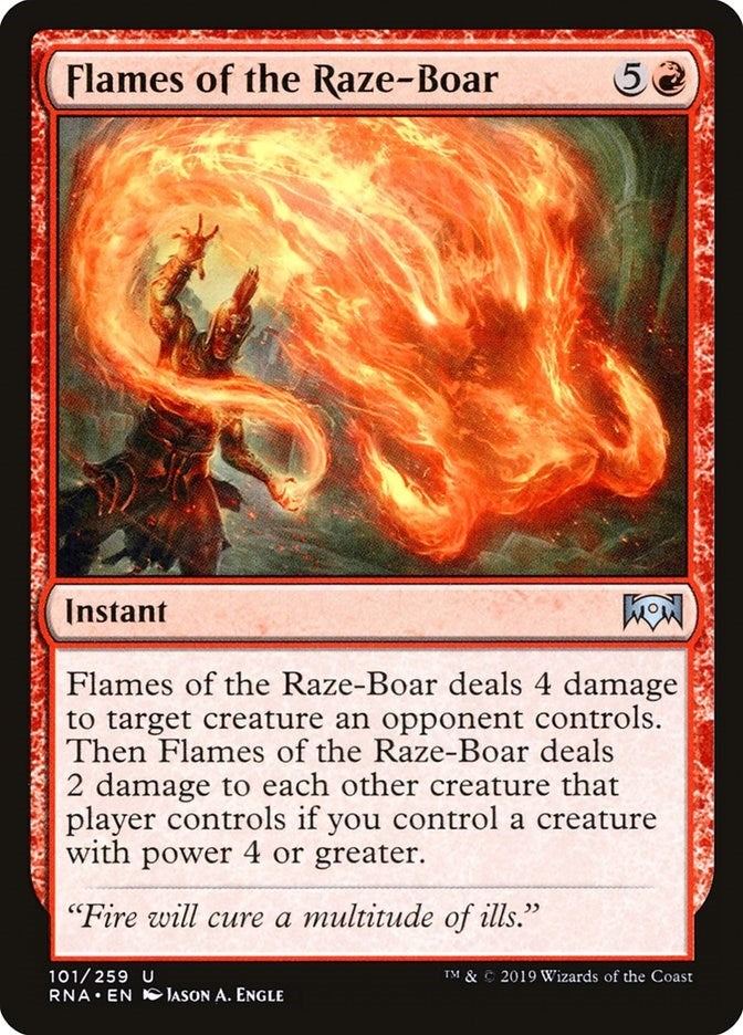 Flames of the Raze-Boar (101) (RNA)