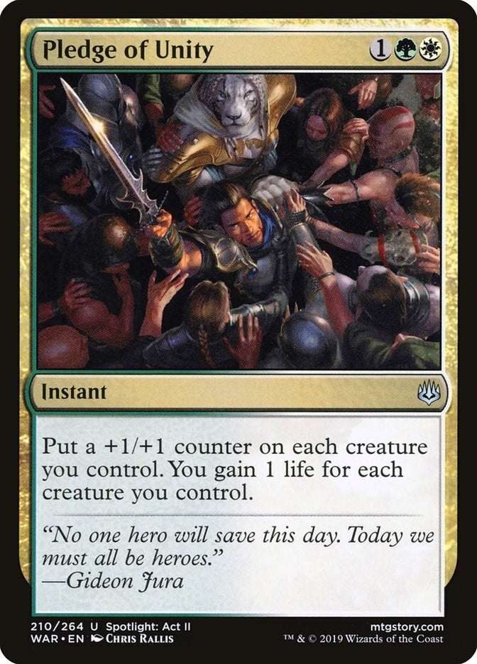 Pledge of Unity (210) (WAR)