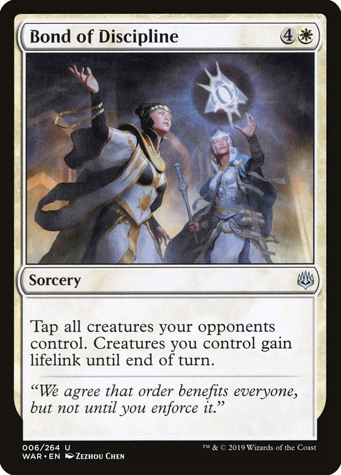 Bond of Discipline (6) (WAR)