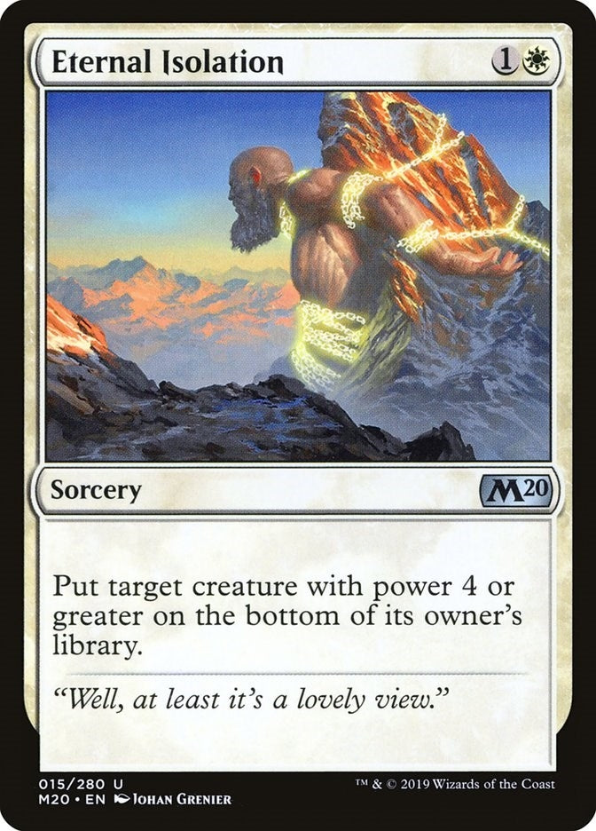 Eternal Isolation (15) (M20)