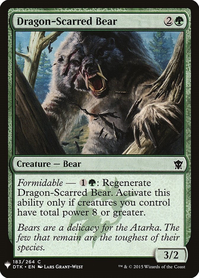 Dragon-Scarred Bear (183) (LIST)