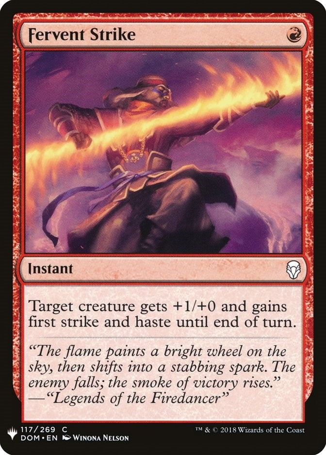 Fervent Strike (117) (LIST)