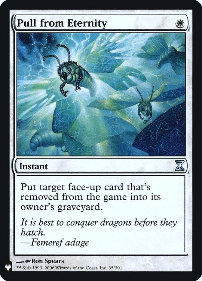 Pull from Eternity (35) (LIST)