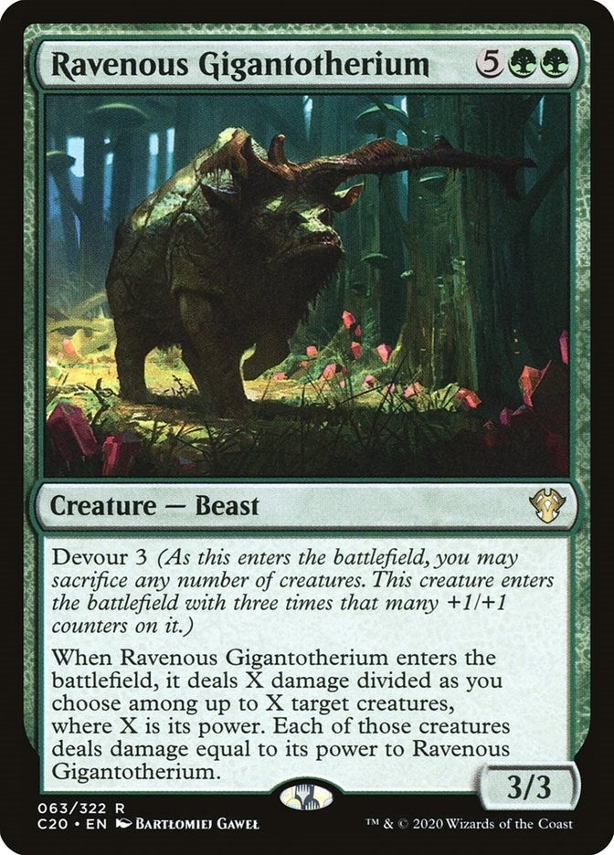 Ravenous Gigantotherium (63) (C20)