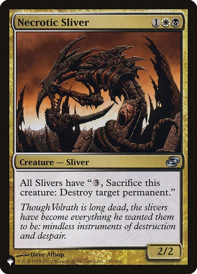 Necrotic Sliver (159/165) (LIST)