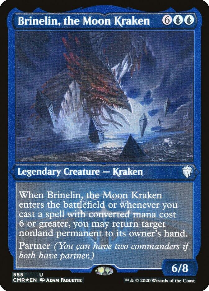 Brinelin, the Moon Kraken (Foil Etched) (555) (CMR)