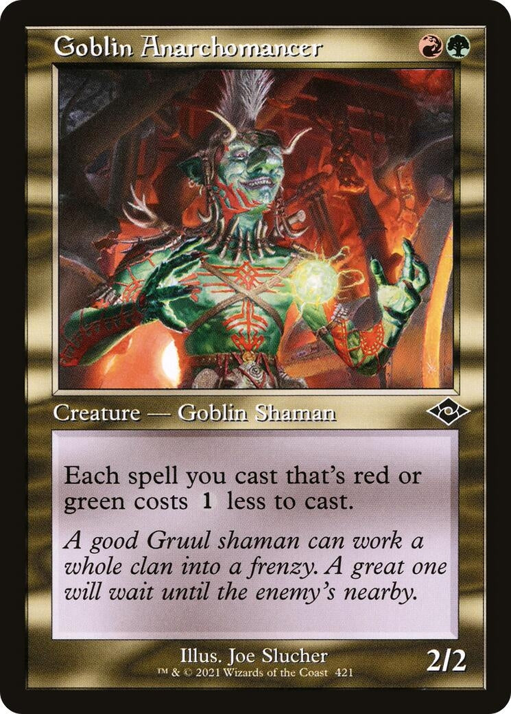 Goblin Anarchomancer (Retro Frame) (421) (MH2)
