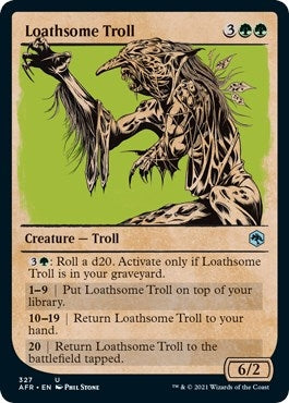 Loathsome Troll (Showcase) (327) (AFR)