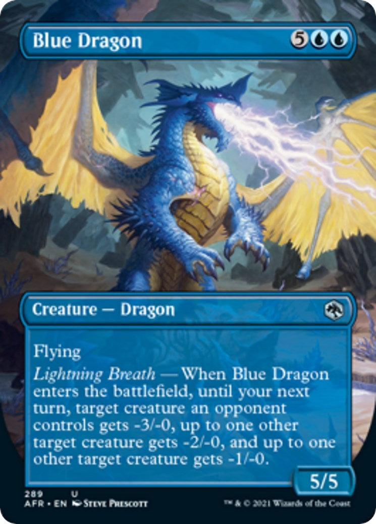 Blue Dragon (Borderless) (289) (AFR)
