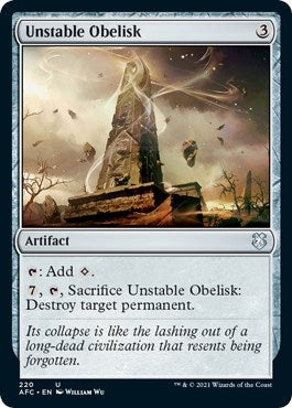 Unstable Obelisk (220) (AFC)