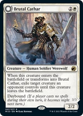 Image for Brutal Cathar (7) (MID) - Magic: The Gathering
