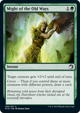 Image for Might of the Old Ways (189) (MID) - Magic: The Gathering