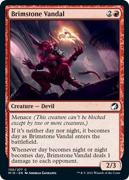 Image for Brimstone Vandal (130) (MID) - Magic: The Gathering