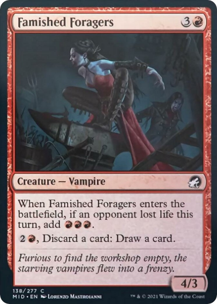 Image for Famished Foragers (138) (MID) - Magic: The Gathering