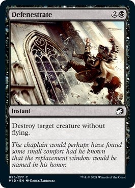 Image for Defenestrate (95) (MID) - Magic: The Gathering