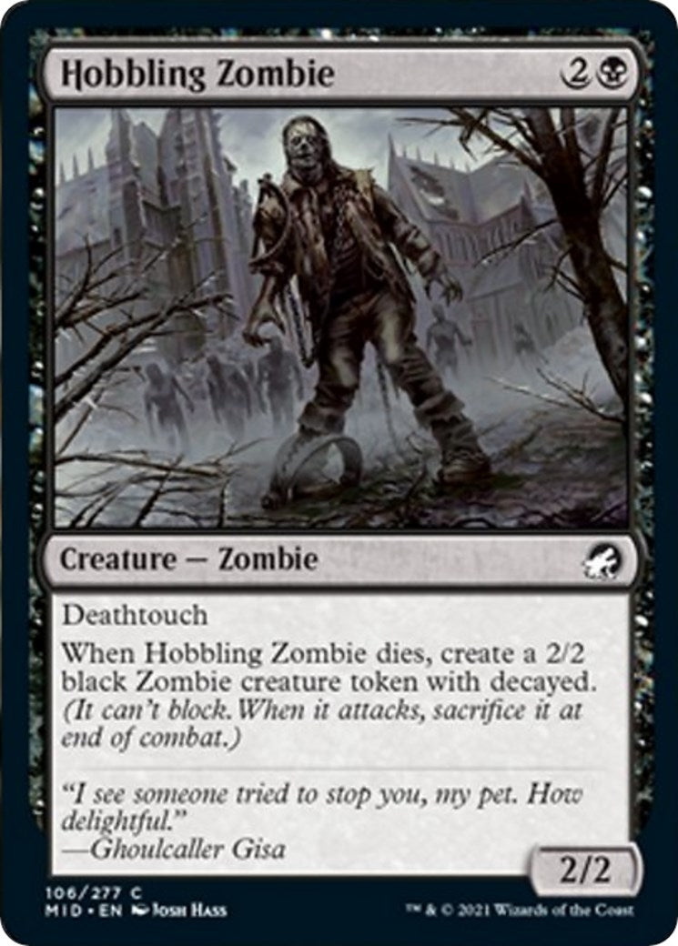 Image for Hobbling Zombie (106) (MID) - Magic: The Gathering