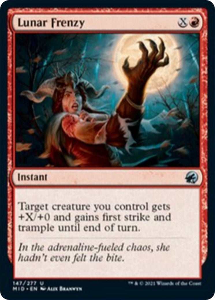 Image for Lunar Frenzy (147) (MID) - Magic: The Gathering