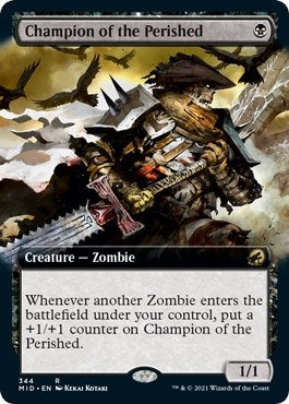 Image for Champion of the Perished (Extended Art) (344) (MID) - Magic: The Gathering