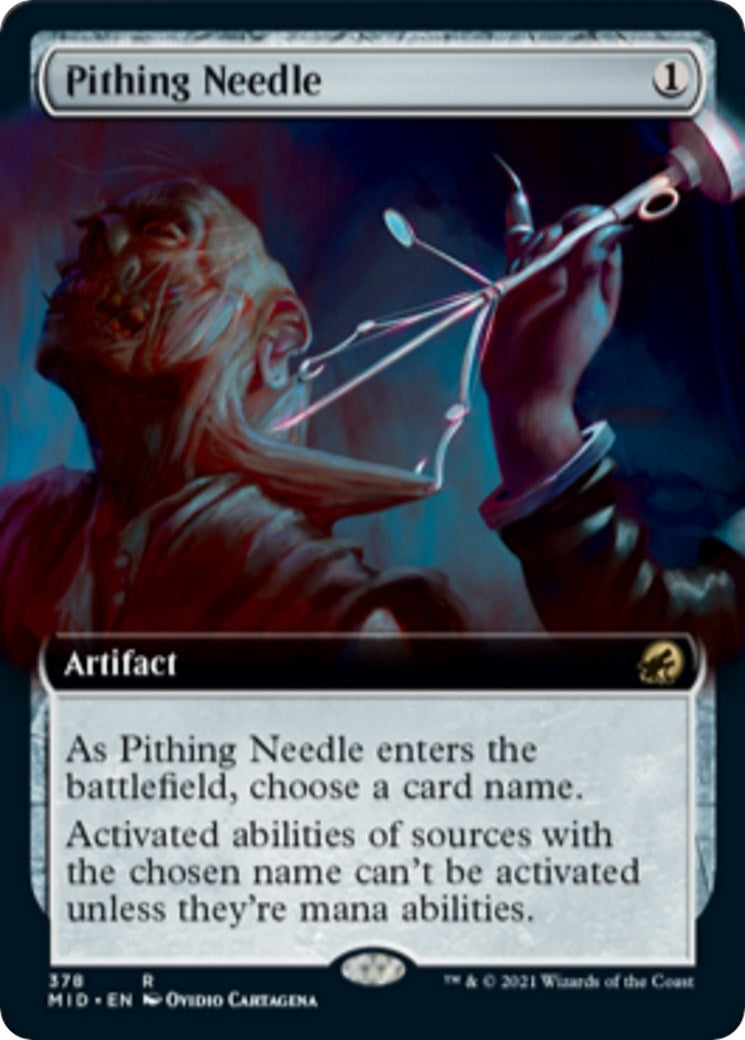 Image for Pithing Needle (Extended Art) (378) (MID) - Magic: The Gathering