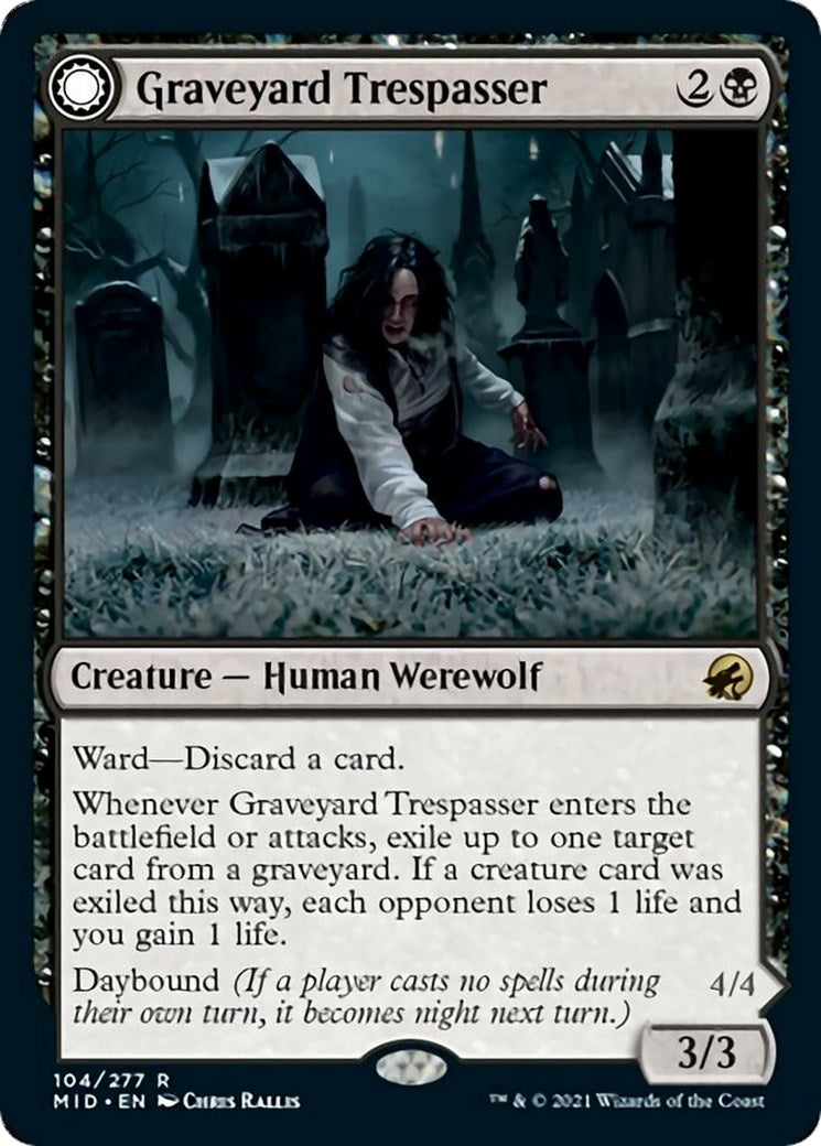 Image for Graveyard Trespasser (104) (MID) - Magic: The Gathering