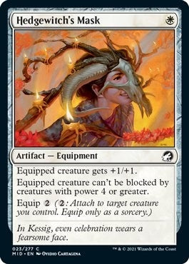Image for Hedgewitch's Mask (23) (MID) - Magic: The Gathering