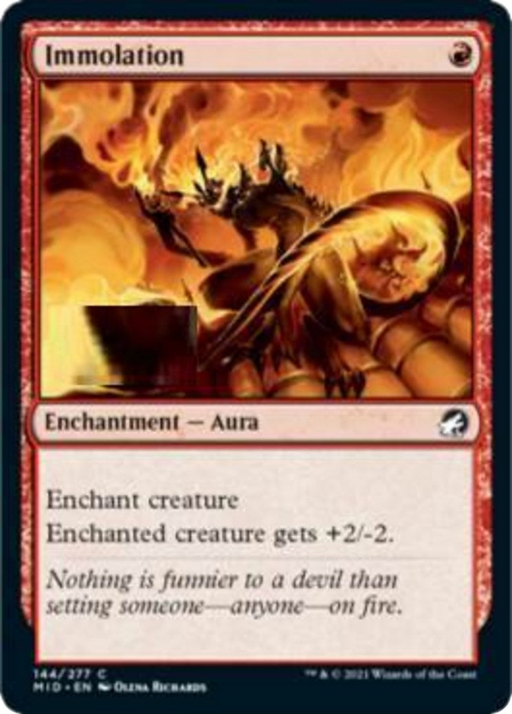 Image for Immolation (144) (MID) - Magic: The Gathering