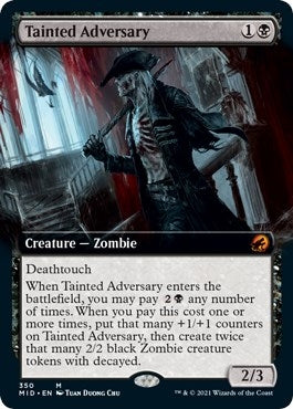Image for Tainted Adversary (Extended Art) (350) (MID) - Magic: The Gathering