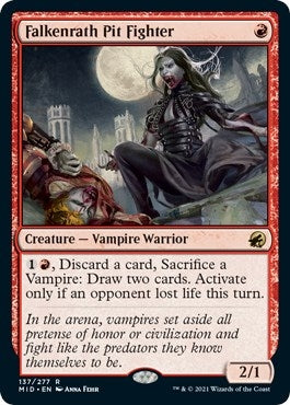 Image for Falkenrath Pit Fighter (137) (MID) - Magic: The Gathering