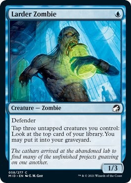 Image for Larder Zombie (58) (MID) - Magic: The Gathering