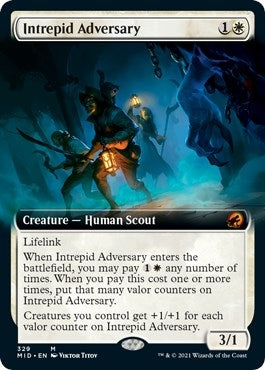 Image for Intrepid Adversary (Extended Art) (329) (MID) - Magic: The Gathering