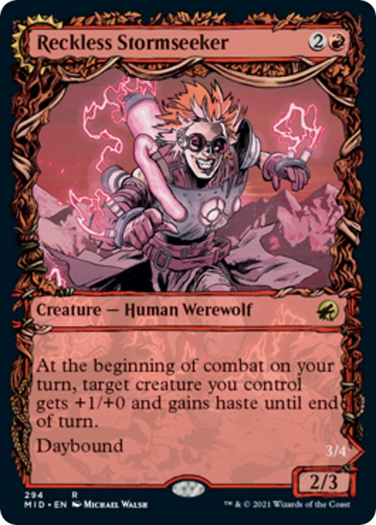 Image for Reckless Stormseeker (Showcase) (294) (MID) - Magic: The Gathering