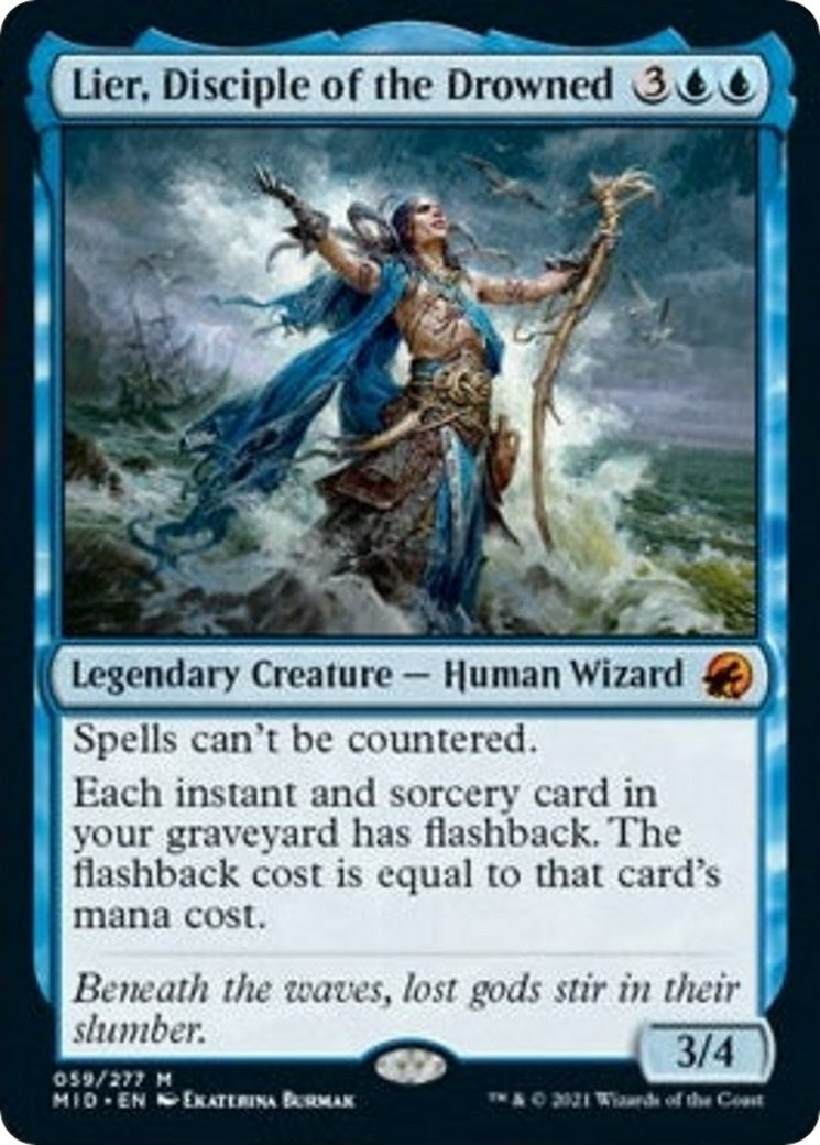 Image for Lier, Disciple of the Drowned (59) (MID) - Magic: The Gathering