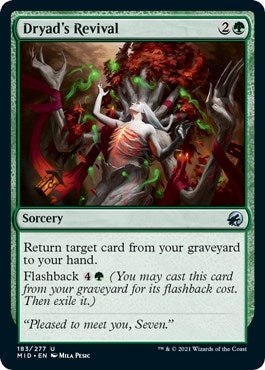 Image for Dryad's Revival (183) (MID) - Magic: The Gathering