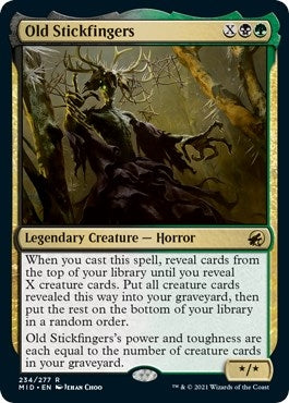 Image for Old Stickfingers (234) (MID) - Magic: The Gathering